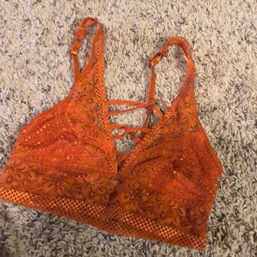 Burnt orange bralette